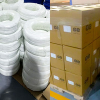 Câbles et fils électriques en fibre de verre tressée en caoutchouc cuivre étamé résistants aux hautes températures 2mm~6mm 30 AWG 220V/300V