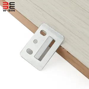 Wangbin Interior PVC Panel Wall Boards Buckles Wall Cladding Install Accessories Stainless Steel Clips For WPC Wall Panel