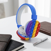 Audífonos Inalámbricos Bluetooth de Silicona con Diseño de Burbuja para Niños, para Juegos, Teléfonos, Computadoras, MP3, OEM y ODM, Auriculares Supraaurales