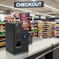 Kiosque en libre-service moderne et machine de recyclage de billets avec SDK et lecteur de codes-barres pour un service 24h/24 et 7j/7
