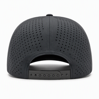 Casquette de baseball 5 panneaux en maille respirante avec logo personnalisé, légère, séchage rapide, unisexe, réglable, pour uniforme d'équipe et sports