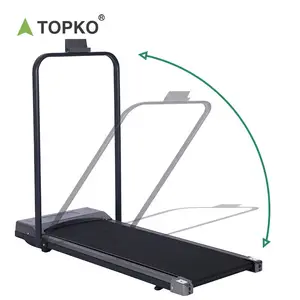 TOPKO comprar casa dobrável elétrico portátil esteira esteira de fitness plano pequeno fácil de instalação livre