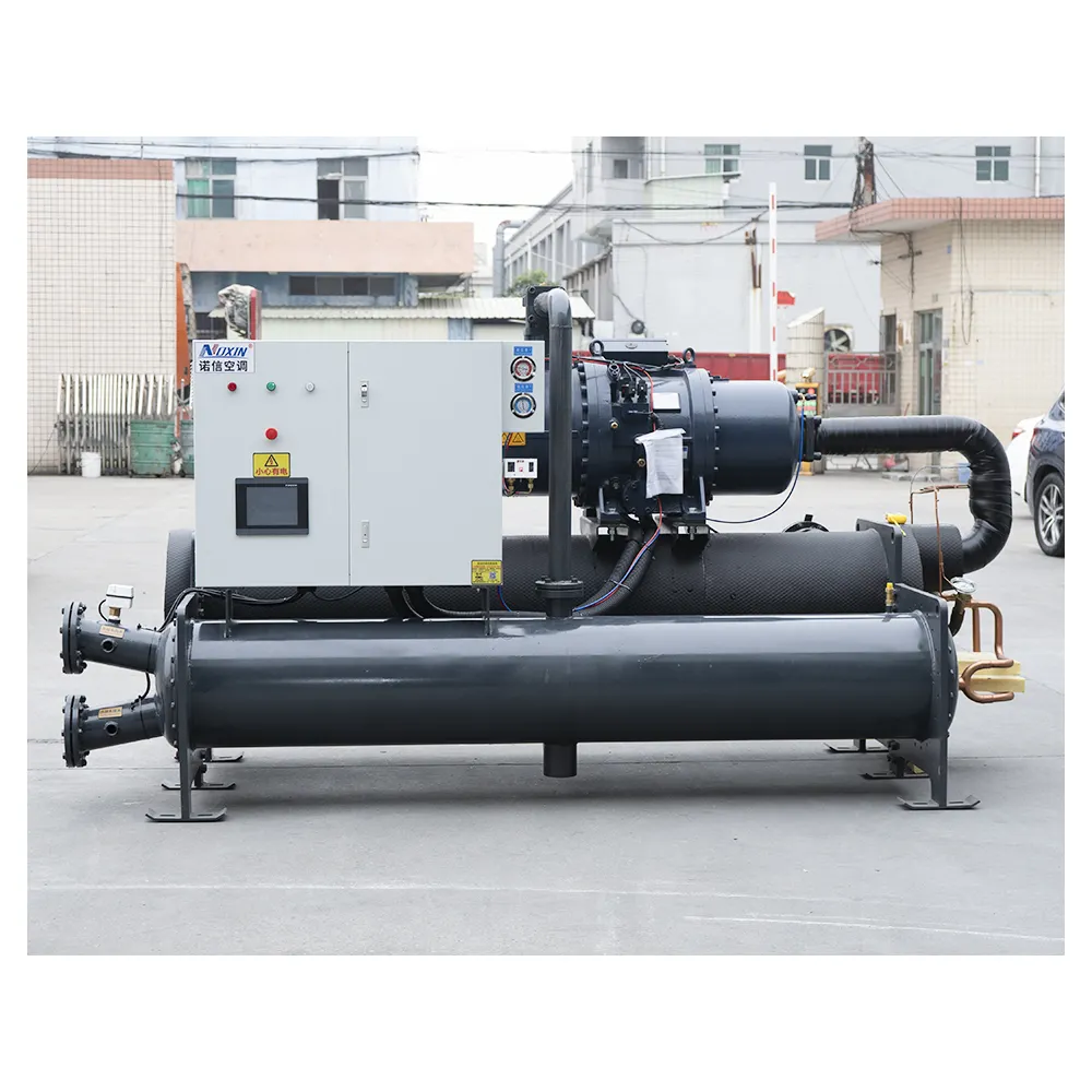 Low Temperature Screw Compressors Refrigeration Unit Water/Air Cooled Condensing Unit Suitable for Industrial Project