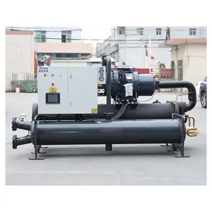 Low Temperature Screw Compressors Refrigeration Unit Water/Air Cooled Condensing Unit Suitable For Industrial Project