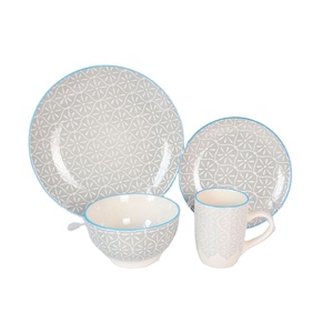 Muestra de <span class=keywords><strong>12</strong></span> piezas disponible Juego de comedor de porcelana de cocina de cerámica <span class=keywords><strong>Vajilla</strong></span> de restaurante - Product Image 1