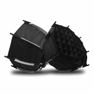 Mini parabole professionnelle pour éclairage LED de studio avec grille et monture Bowens, 30 cm, pour photographie - Product Image 3