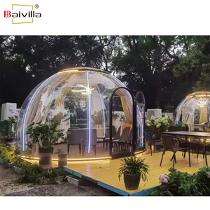 Tente à boules quatre saisons pour l'extérieur Serre solarium Aluminium Glass Bubble Houses Dome Sunroom - Product Image 4