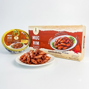 Muc Rim Spécialité vietnamienne Calamar sauté 250g en conserve Sauce piquante artisanale Fruits de mer en conserve Export en vrac - Product Image 1