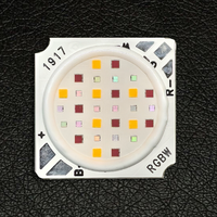 Puce LED COB RGBW adressable 24V 24W pour éclairage de culture directionnel avec SPI CRI 80 3000K-6000K 19x19mm
