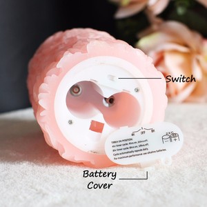 Bougie de décoration de mariage rose rose en forme de <span class=keywords><strong>boule</strong></span> led bougies de <span class=keywords><strong>cire</strong></span> à distance bougie led vacillante - Product Image 5