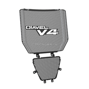 Diavel <span class=keywords><strong>V</strong></span> <span class=keywords><strong>4</strong></span> pour <span class=keywords><strong>Ducati</strong></span> Diavel V4 2023 2024 Accessoires de moto Grille de protection de radiateur en aluminium Grille de protection Protection - Product Image 1