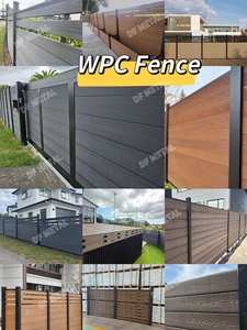 Paneles de Pared Ranurados DF WPC para Exteriores, Revestimiento de Paredes de Material Compuesto WPC, Revestimiento de Cercas para Jardín y Villas, Revestimiento WPC Impermeable y Resistente a la Humedad - Product Image 4