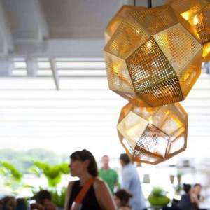 Lámpara de Techo Personalizada Creativa de Aluminio con Forma de Bola Multifacética, Luminaria Tom Dixon Etch Light Bar para Interiores, Sala de Estar, Dormitorio - Product Image 3