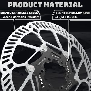 Premium A2 140mm 160mm 180mm 203mm flottante bici freno a disco rotore acciaio inox MTB Mountain Bike 6 bulloni - Product Image 6