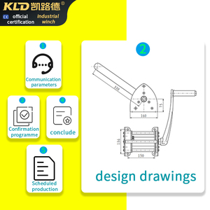 Petit treuil à manivelle en acier inoxydable, treuil <span class=keywords><strong>de</strong></span> levage <span class=keywords><strong>de</strong></span> <span class=keywords><strong>traction</strong></span> 0.2 tonnes 0.5 tonnes 0.8 tonnes treuil à manivelle silencieux à double vitesse - Product Image 5