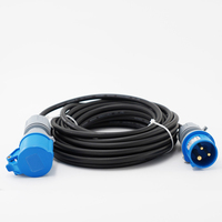 Câble d'extension industriel CEE/IEC 16A 110V 2P+E, cordon d'alimentation, IP44, câble PVC H05VV-F