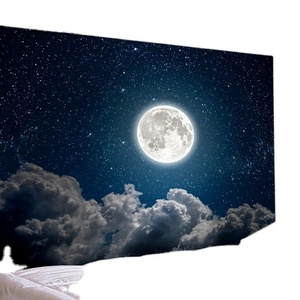 Fábrica al por mayor Decoración de casa de nuevo diseño estereoscópica Luna tapiz - Product Image 1