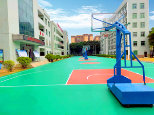 Inolp พื้นสนามเล่นบาสเก็ตบอลของโรงเรียนทำจากวัสดุรีไซเคิลทนทานต่อสิ่งแวดล้อมทำจากวัสดุรีไซเคิล - Product Image 4