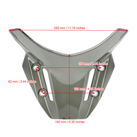 ABS kaca depan sepeda motor kaca depan untuk Yamaha MT-09 MT 09 2021 2022 2023