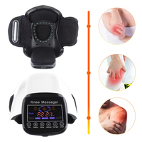 PAKISS OEM ODM Bluetooth Kniemassagegerät Luftkompression Vibration 3 Wärmestufen Sprachansage LED-Anzeige Wiederaufladbar für den Heimgebrauch