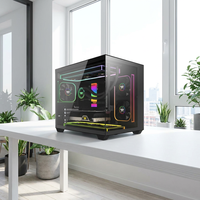 Thermaltake TT F6 360 Mid Tower Steel Computer Case Side Panel Window Pillarless Design 162mm CPURadiator Height Limit for