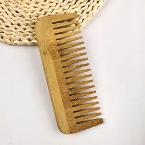 China manufacturer customized wholesale eco-friendly biodegradable wooden bamboo comb