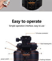 ZIFON YT2000 Tête panoramique motorisée automatique, caméra intelligente à suivi IA, trépied vidéo pour téléphone portable, stabilisateur PTZ à distance