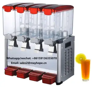Servicio de cafetería equipos de refrigeración calefacción bebidas jugo dispensador de 12 litros comercial frío moderno dispensador de bebidas
