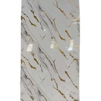 Panneau d'intérieur en PVC brillant, imperméable, ignifuge, résistant aux taches, facile à nettoyer, couleurs personnalisables, pour hôtel, hôpital, bureau
