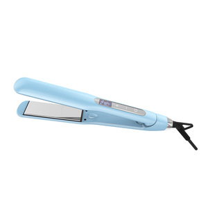 Hair Straightener Touch Screen Digital Display Tourmaline Ceramic Plates Fast Heating For Dry Hair Salon Use - Product Image 2