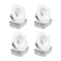 Downlight encastré profond anti-éblouissement 3CCT 5CCT 2'' 4'' 8W 15W étanche sans boîtier, spot encastré sans cadre pour plafond avec boîte de jonction