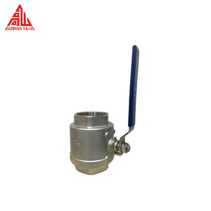 Válvula de bola de dos piezas Q11F-1000 WOG de acero inoxidable CF8M CF8 304 316 con rosca de 1/4, 1/2, 3/4, 1, 2, 3, 4 pulgadas - Product Image 3