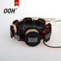 Bobina de Ignição/Estator de Cobre de 8 Polos para Gerador de Motocicleta OOH CG125 - Peça de Reposição Nova para Uso Externo / 1