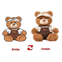 OEM ODM Jouet en peluche personnalisé de haute qualité, fabriqué sur mesure selon le dessin