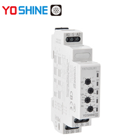 Relais miniature monophasé Yoshine AC/DC 12V-72V 10A DPDT scellé avec protection contre les surtensions et les sous-tensions et verrouillage