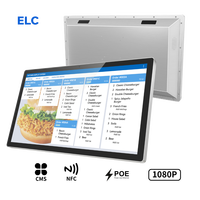 Sistema de Visualización para Cocina de 24 Pulgadas, Sistema KDS Android/Windows/Debian, Gestión de Producción de Pedidos, Pantalla Táctil KDS