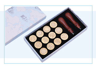 12 cuivre Têtes + 2 Poignées Ensemble (Note 12 Cuivre Tête Modèles Epm