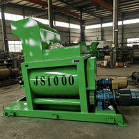 Moteur-pompe pour bétonnière à double arbre JS1000, haute efficacité, machine de mélange de ciment à entraînement synchrone pour la série HZS