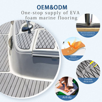Revêtement de pont pour bateaux Sea Ray, design moderne, EVA imperméable, antidérapant, écologique, adhésif, pour yachts
