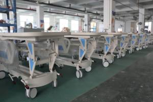 병원을 위한 직업적인 참을성 있는 비상사태 구급차 이동 들것 트롤리 유압 접히는 들것 - Product Image 4