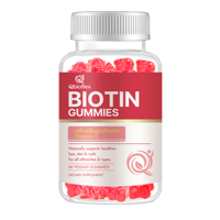 Qbioflex Beauty Gummy Biotine Collagène Kératine Mélange Multivitaminé pour Soutenir la Beauté des Cheveux, de la Peau et l'Éclat Naturel des Ongles