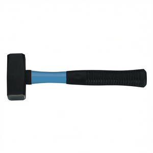 Martillo de Albañil Fervi de 24 oz con Cabeza de Acero y Mango Azul para Trabajos de Mampostería - Product Image 2