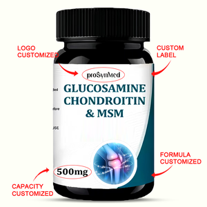 แคปซูลวีแกนแคลเซียม ธาตุเหล็ก กลูโคซามีน คอนดรอยติน MSM สูตรเสริมสร้างสุขภาพกระดูกและข้อ สำหรับแบรนด์ส่วนตัว - Product Image 3