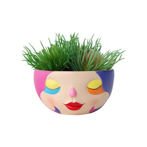 Visage avec <span class=keywords><strong>les</strong></span> <span class=keywords><strong>yeux</strong></span> <span class=keywords><strong>fermés</strong></span> Pot de fleur planteur succulent mignon Pots pour plantes succulentes planteur intérieur visage avec <span class=keywords><strong>les</strong></span> <span class=keywords><strong>yeux</strong></span> <span class=keywords><strong>fermés</strong></span> Pots de plantes - Product Image 1