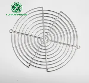 Protector de ventilador de metal de 170mm y parrilla de ventilador y cubierta de ventilador