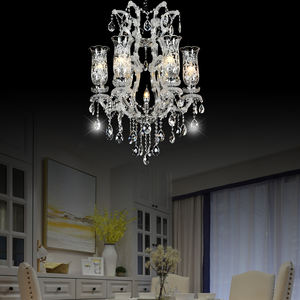 北欧豪华设计玛丽亚特蕾莎吊灯家庭酒店餐厅宴会发光玻璃蜡烛吊灯水晶装饰 - Product Image 5