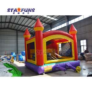 Château plein d'entrain de videur gonflable coloré de maison de rebond de PVC de qualité commerciale pour des locations d'amusement de château sautant extérieur - Product Image 6