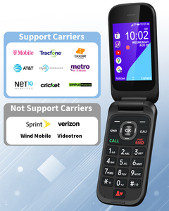 Téléphone à clapet 4G <span class=keywords><strong>KaiOS</strong></span>, semi-<span class=keywords><strong>smartphone</strong></span>, batterie 2000 mAh avec WiFi, GPS, appareil photo 5MP, double écran, téléphone débloqué, téléphone mondial - Product Image 5