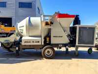 Pompe à béton mobile diesel à prix d'usine avec tuyau de 100 mètres à vendre