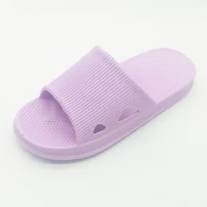 2020 China suppliers hotsale customized Women EVA Bathroom shower slippers anti-slip flat slide sandals slipper for unisex